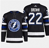 Men's Tampa Bay Lightning #22 Logan Brown Black 2024 Stadium Series Stitched Jersey Dzhi,baseball caps,new era cap wholesale,wholesale hats